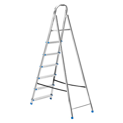 Стремянка, 7 ступеней, стальная, оцинкованная Сибртех по ценам производителя в Воронеже с доставкой по всей России