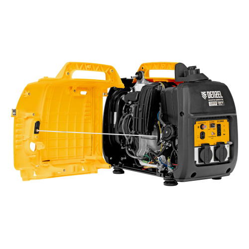 Генератор инверторный GT-2200iS, 2.2 кВт, 230 В, бак 4 л, закрытый корпус, ручной старт Denzel по ценам производителя в Воронеже с доставкой по всей России