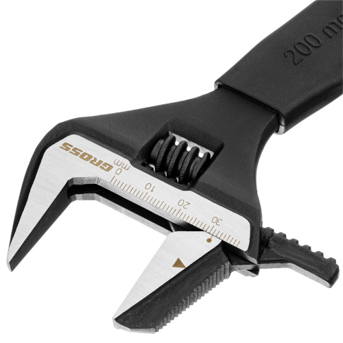 Ключ разводной, переставная губка, 200 мм, CRV GROSS по ценам производителя в Воронеже с доставкой по всей России