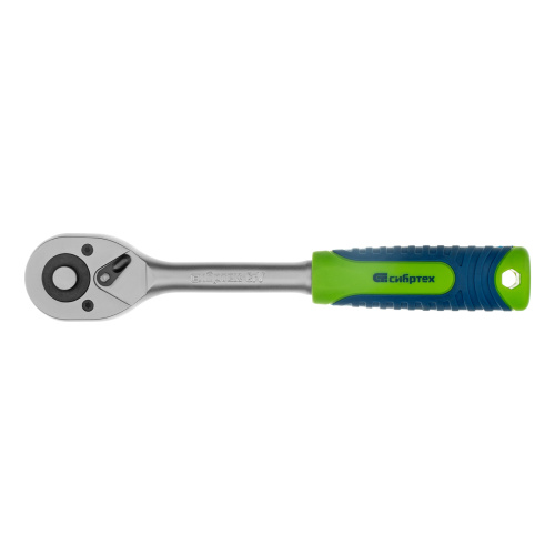 Ключ-трещотка 3/8", 45 зубьев, с быстрым сбросом, матовый хром Сибртех по ценам производителя в Воронеже с доставкой по всей России