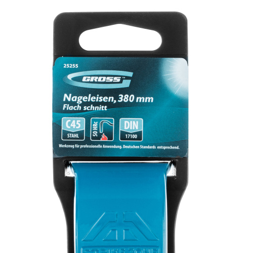 Лом-гвоздодер, плоскопрофильный, 380 x 35 x 8мм Gross по ценам производителя в Воронеже с доставкой по всей России