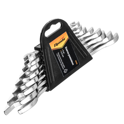 Набор ключей рожковых, 6 х 22 мм, 8 шт, хромированные Sparta по ценам производителя в Воронеже с доставкой по всей России