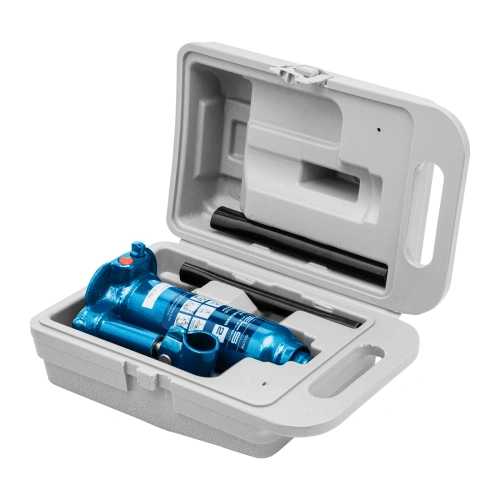 Домкрат гидравлический бутылочный, 2 т, h подъема 178-338 мм, в пластиковом кейсе Stels по ценам производителя в Воронеже с доставкой по всей России