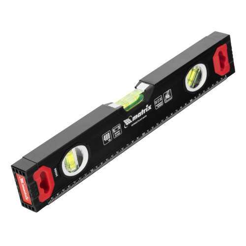 Уровень алюминиевый, усиленный, фрезерованный, 3 глазка, 400 мм Matrix по ценам производителя в Воронеже с доставкой по всей России