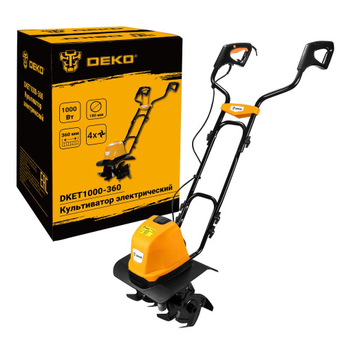 Культиватор электрический DEKO DKET1000-360, 1000 Вт купить в Москве с доставкой по всей России | ProtosMarket.ru