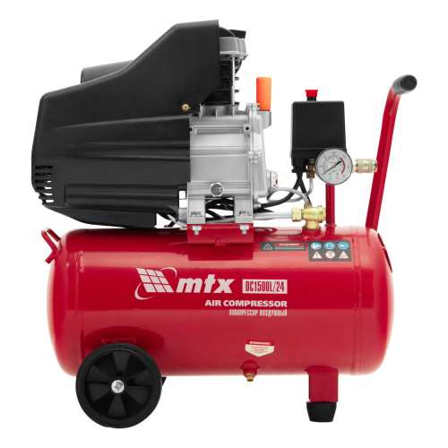 Компрессор воздушный DC1500L/24, 1,5 кВт, 24 л, 210 л/мин MTX по ценам производителя в Воронеже с доставкой по всей России