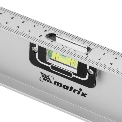 Уровень алюминиевый "Рельс", 1200 мм, 3 глазка (1 поворотный) Matrix по ценам производителя в Воронеже с доставкой по всей России