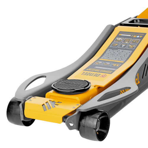 Домкрат гидравлический подкатной, 3,8 т, 110-580 мм, быстрый подъем, низкий подхват, проф. Denzel по ценам производителя в Воронеже с доставкой по всей России