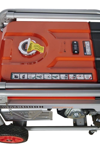 Генератор бензиновый 9,0 кВт 220В 26 л с электростартером и колесами TOR KM13000H по ценам производителя в Воронеже с доставкой по всей России