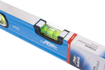 Уровень алюминиевый, 400 мм, профиль 1,6 мм, фрезерованный, ударопрочные заглушки, 3 глазка Барс по ценам производителя в Воронеже с доставкой по всей России