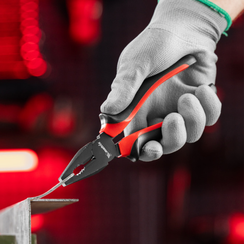 Плоскогубцы комбинированные Black Nickel, 160 мм, двухкомпонентные рукоятки Matrix по ценам производителя в Воронеже с доставкой по всей России