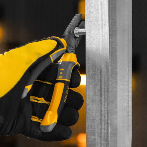 Плоскогубцы комбинированные 180 мм, трехкомпонентные рукоятки Denzel по ценам производителя в Воронеже с доставкой по всей России