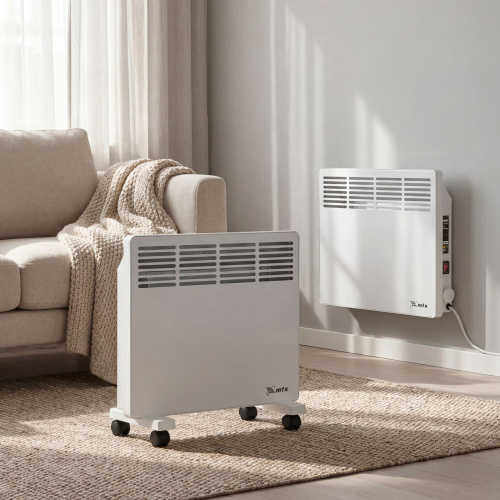 Конвектор электрический КМ-1000.1, 230 В, 1000 Вт, X-образный нагреватель, колеса, термостат MTX по ценам производителя в Воронеже с доставкой по всей России