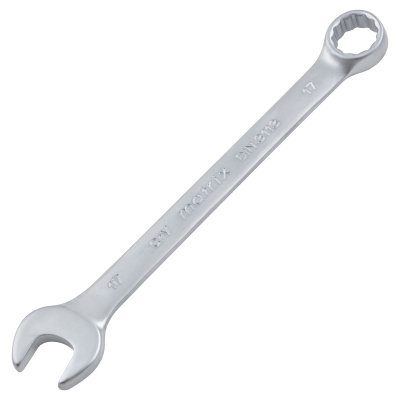 Набор ключей комбинированных, 8-19 мм, 8 шт, CrV, матовый хром Matrix по ценам производителя в Воронеже с доставкой по всей России