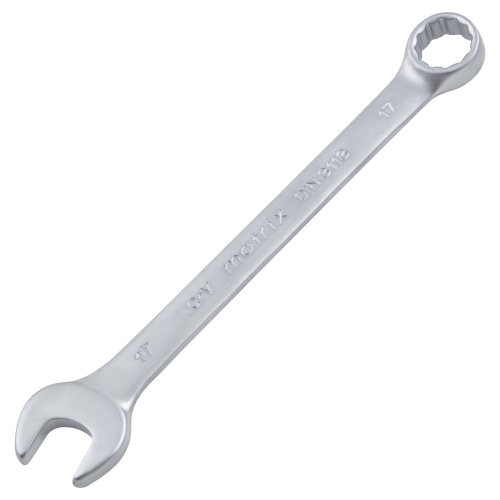 Набор ключей комбинированных, 8-19 мм, 8 шт, CrV, матовый хром Matrix по ценам производителя в Воронеже с доставкой по всей России