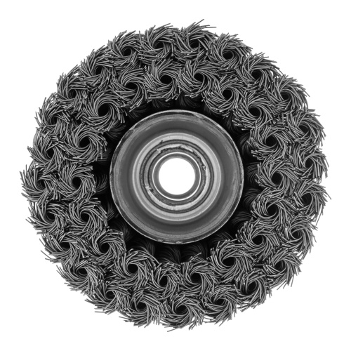 Щетка для УШМ, 100 мм, М14, "чашка", двухрядная, крученая проволока 0.5 мм Matrix по ценам производителя в Воронеже с доставкой по всей России