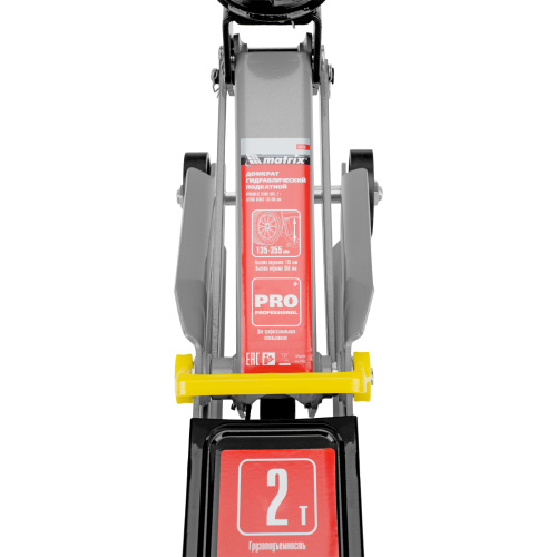 Домкрат гидравлический подкатной, 2 т, высота подъема 135-355 мм Matrix по ценам производителя в Воронеже с доставкой по всей России