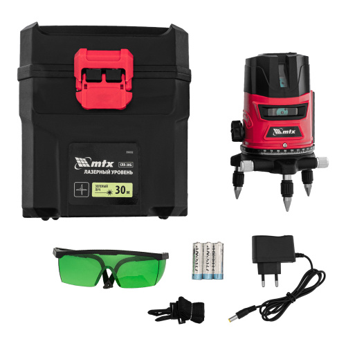 Лазерный уровень CRX-30G, 30 м, зеленый луч, батарейки, резьба 5/8" MTX по ценам производителя в Воронеже с доставкой по всей России
