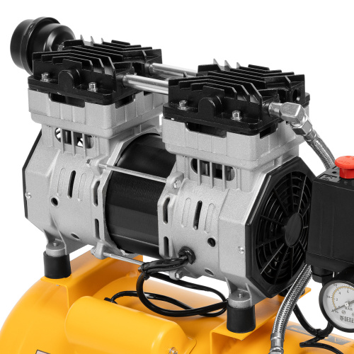 Компрессор DLS950/24 безмаслянный малошумный 950 Вт, 165 л/мин, ресивер 24 л Denzel по ценам производителя в Воронеже с доставкой по всей России