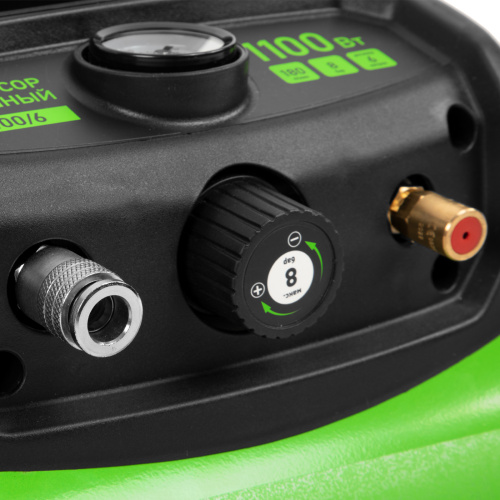 Компрессор воздушный безмаслянный BL 1100/6 1100Вт, ресивер 6 литров, 180 л/мин Сибртех по ценам производителя в Воронеже с доставкой по всей России