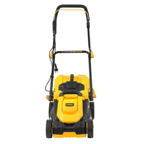 Газонокосилка электрическая GM-1600, 1600 Вт, ширина 36 см, 3 уровя, травосборник 35 л. Denzel по ценам производителя в Воронеже с доставкой по всей России