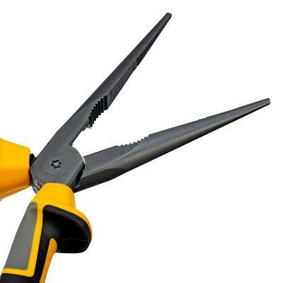 Длинногубцы прямые 205 мм, трехкомпонентные рукоятки Denzel по ценам производителя в Воронеже с доставкой по всей России