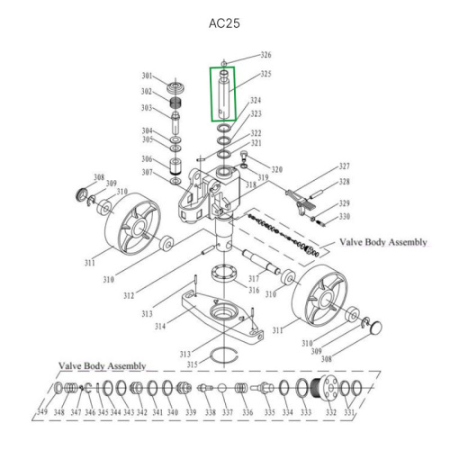 Шток гидроцилиндра 31,5 мм для гидравлических тележек AC25 по ценам производителя в Воронеже с доставкой по всей России