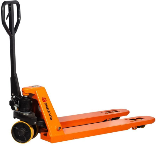 Гидравлическая тележка (рокла) ACR, 5 т, Вилы: 1150 Х 550, СибТаль, полиуретановые колеса по ценам производителя в Воронеже с доставкой по всей России