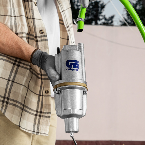 Вибрационный насос СВН300Н-10, нижний забор, 300 Вт, напор 75 м, 1200 л/ч, кабель 10 м Сибртех по ценам производителя в Воронеже с доставкой по всей России