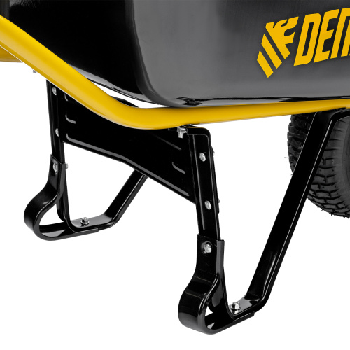 Тачка строительная, усиленная, объем 130 л, 230 кг, колесо 15х6.00-6 Denzel по ценам производителя в Воронеже с доставкой по всей России