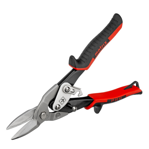 Ножницы по металлу, 250 мм, прямой рез, сталь CRMO, двухкомпонентные рукоятки, PRO Matrix по ценам производителя в Воронеже с доставкой по всей России