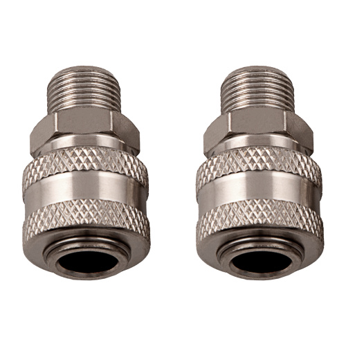 Муфта универсальная быстросъемная ("мама") 3/8, внешняя резьба, 2 шт, Stels по ценам производителя в Воронеже с доставкой по всей России