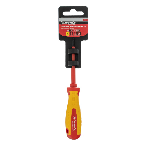 Отвертка Insulated, PH0 x 75 мм, CrMo, до 1000 В, двухкомпонентная рукоятка Matrix Professional по ценам производителя в Воронеже с доставкой по всей России