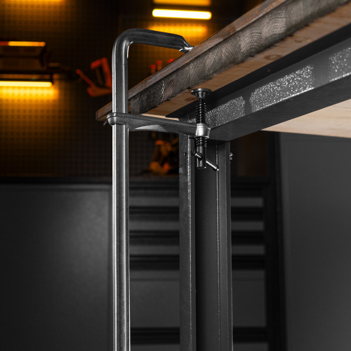 Струбцина F-образная, 80x400мм, кованая Denzel по ценам производителя в Воронеже с доставкой по всей России