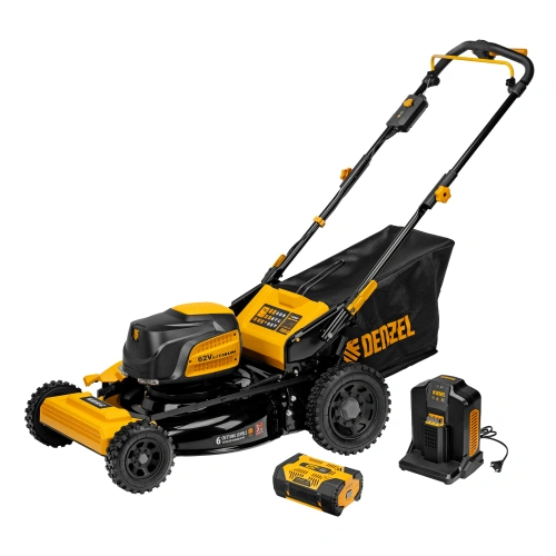 Газонокосилка аккумуляторная бесщет., RLMS560-62, привод, 560 мм, Li-ion, 62В Denzel по ценам производителя в Воронеже с доставкой по всей России