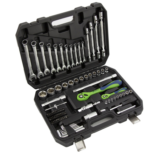 Набор инструментов 89 предметов, CrV 1/2", 1/4" Сибртех по ценам производителя в Воронеже с доставкой по всей России