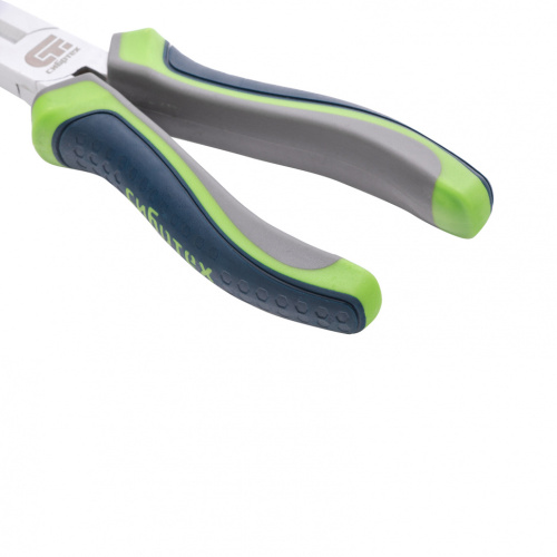 Длинногубцы прямые, 180 мм, трехкомпонентные рукоятки Сибртех по ценам производителя в Воронеже с доставкой по всей России