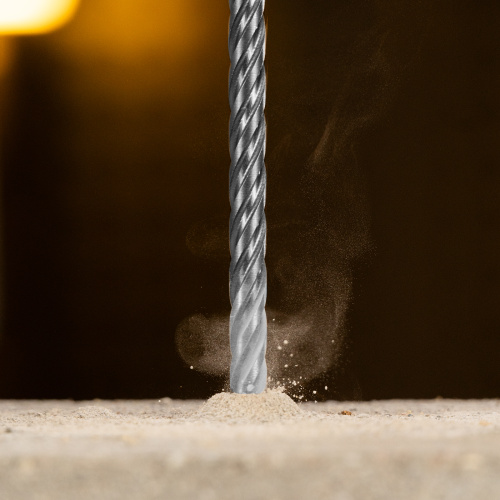 Бур по бетону, цельная крестовая пластина, 8x215 мм, SDS PLUS Denzel по ценам производителя в Воронеже с доставкой по всей России