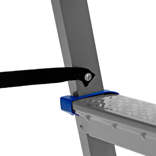 Стремянка двухсторонняя 5 ступеней, сталь профиль, стальные ступени, Сибртех по ценам производителя в Воронеже с доставкой по всей России