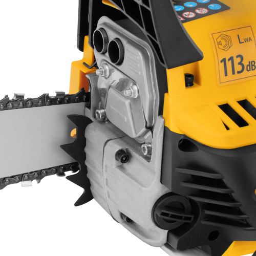 Пила цепная бензиновая DS-5218, шина 45 см, 52 см3, 3 л.с, шаг 0,325, паз 1,5 мм, 72 звена Denzel по ценам производителя в Воронеже с доставкой по всей России