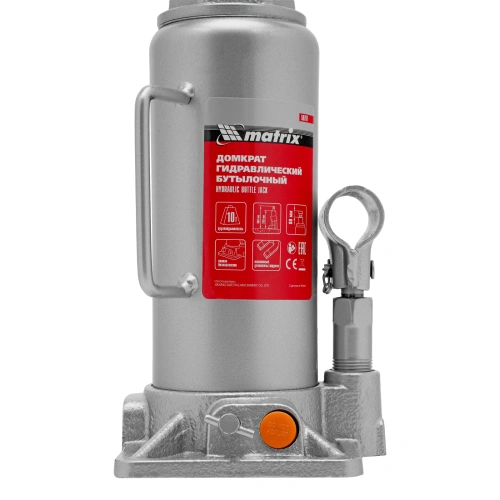 Домкрат гидравлический бутылочный, 10 т, h подъема 230-460 мм Matrix по ценам производителя в Воронеже с доставкой по всей России