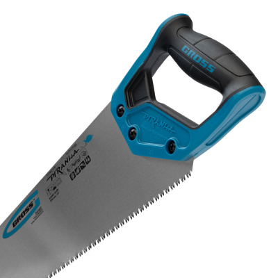 Ножовка по дереву "Piranha", 550 мм, 7-8 TPI, зуб-3D, каленый зуб, двухкомпонентная рукоятка Gross по ценам производителя в Воронеже с доставкой по всей России