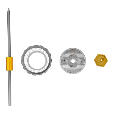 Ремкомплект для краскораспылителя 4 предмета: сопло 2,0 мм, игла, форсунка, зажим сопла Matrix по ценам производителя в Воронеже с доставкой по всей России
