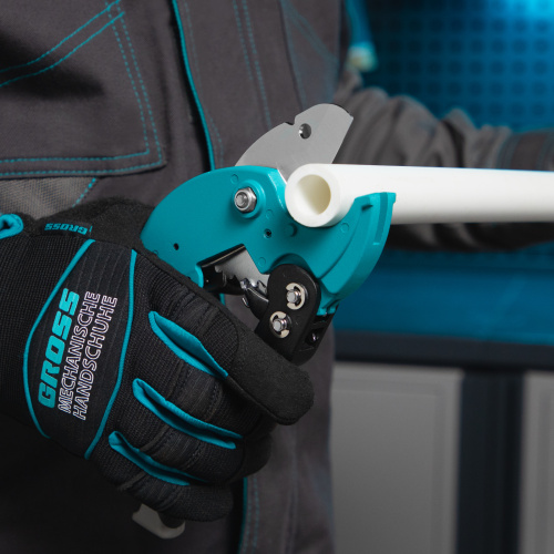 Ножницы для резки изделий из ПВХ, D до 36 мм, двухкомпонентные рукоятки, рабочий стол для плоских изделий Gross по ценам производителя в Воронеже с доставкой по всей России