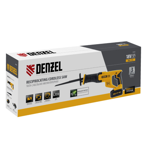 Пила сабельная аккумуляторная CRC-115, 18В Li-Ion Denzel по ценам производителя в Воронеже с доставкой по всей России