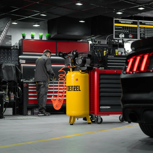 Компрессор воздушный BCV2200/100V, ременный привод , 2.3 кВт, 100 литров, 440 л/мин Denzel по ценам производителя в Воронеже с доставкой по всей России