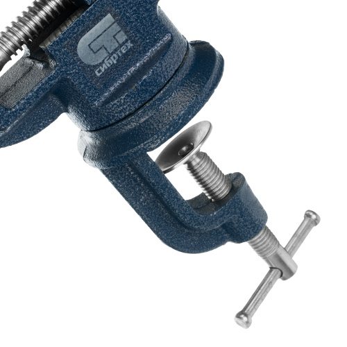 Тиски слесарные, настольные, поворотные, ширина рабочих губок 50 мм, наковальня Сибртех по ценам производителя в Воронеже с доставкой по всей России