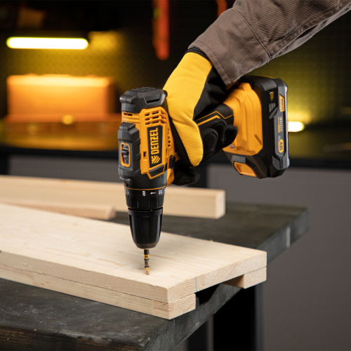 Дрель-шуруповерт аккумуляторная CDL-18-02BM, Li-Ion, 18 В, 2 аккумулятор Denzel по ценам производителя в Воронеже с доставкой по всей России