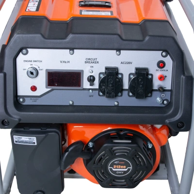 Генератор бензиновый 2,5 кВт 220В 16 л с электростартером и колесами TOR KM3800H по ценам производителя в Воронеже с доставкой по всей России