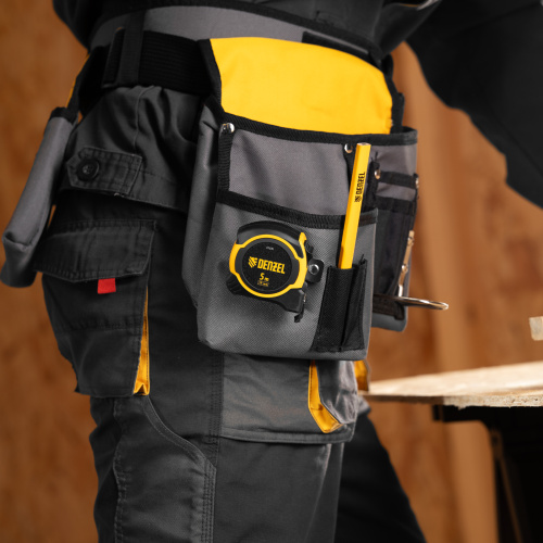 Рулетка 5м х 19мм, двухкомп. корпус, магнитный обрезиненный зацеп Denzel по ценам производителя в Воронеже с доставкой по всей России